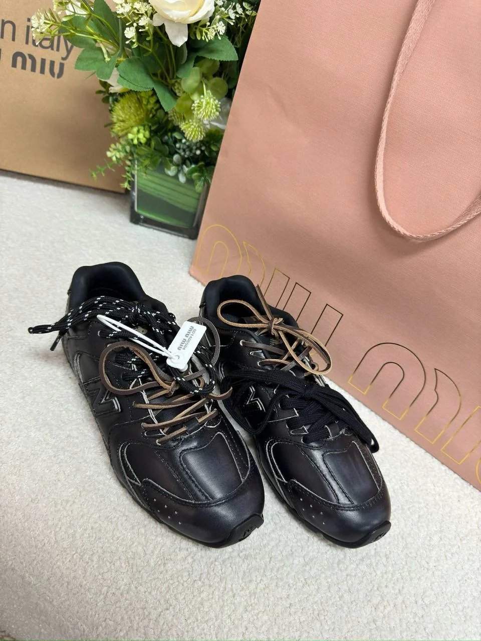 Жіночі кросівки- MiuMiu x New Balance